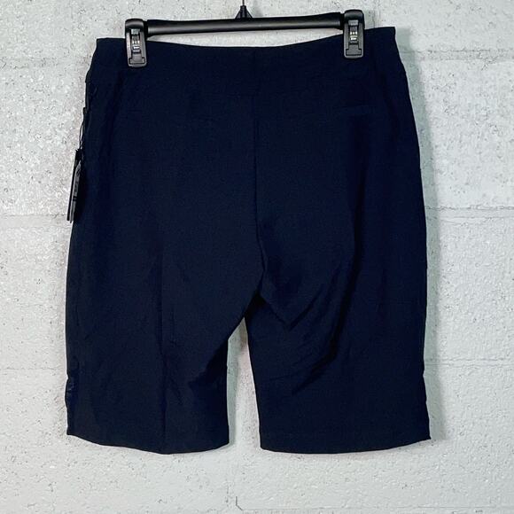 Tail, white label,  Women's Side Insert 11'' Golf Shorts 2 navy - Picture 3 of 9